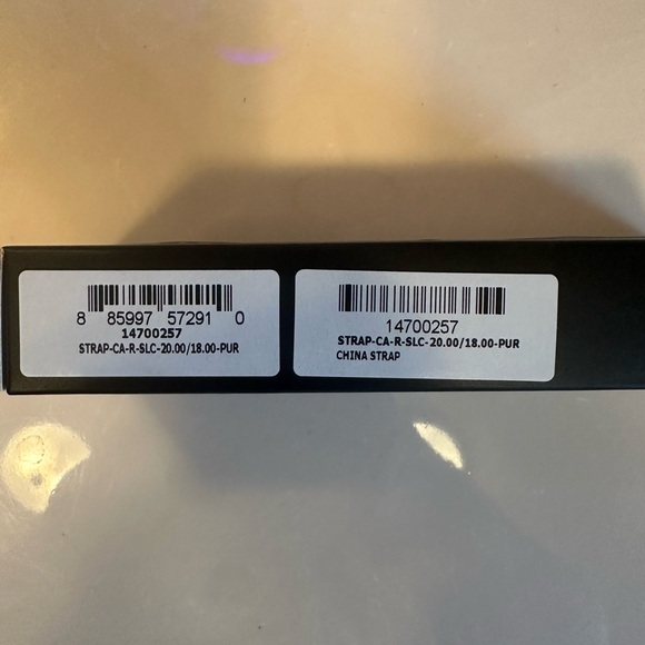 Coach burgundy Apple Watch Band - Picture 4 of 5